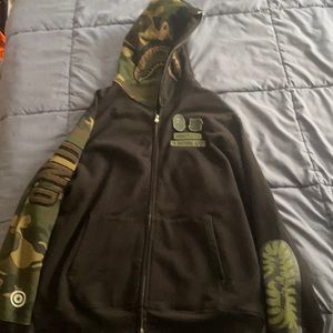 XL Bape x Undefeated hoodie